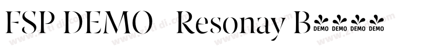 FSP DEMO   Resonay B字体转换